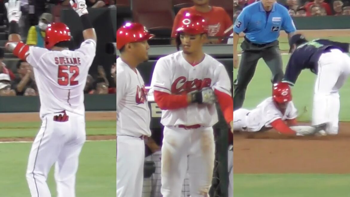 カープ先制！4番末包昇大がレフトへタイムリー&矢野雅哉は華麗な流し打ち！4回、2得点攻撃ハイライト！2024年8月31日