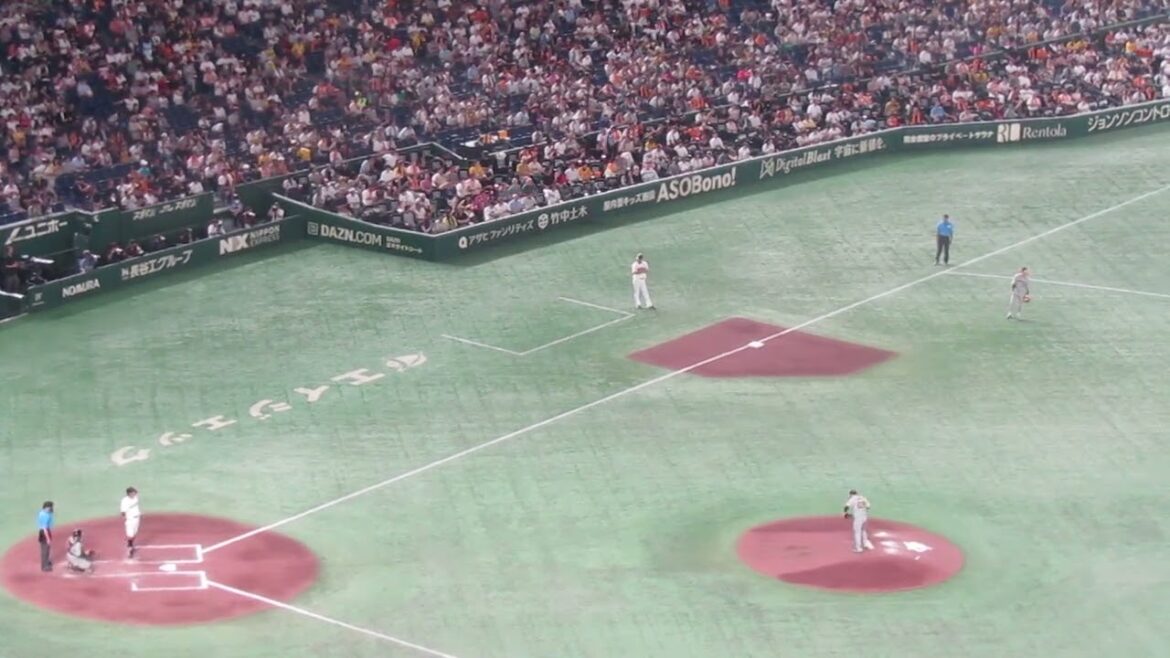 長野久義を三振にとる石井大智（2024年8月13日 読売ジャイアンツ 対 阪神タイガース）