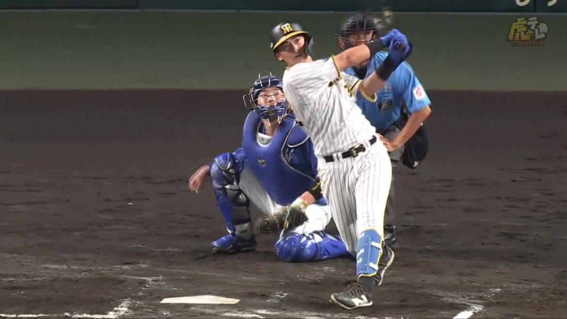 【初回ビッグイニング】1回裏、 #井上広大 選手が甲子園初アーチ！レフト第2号ツーランホームラン！【2024/9/4Ｔ－Ｄ】