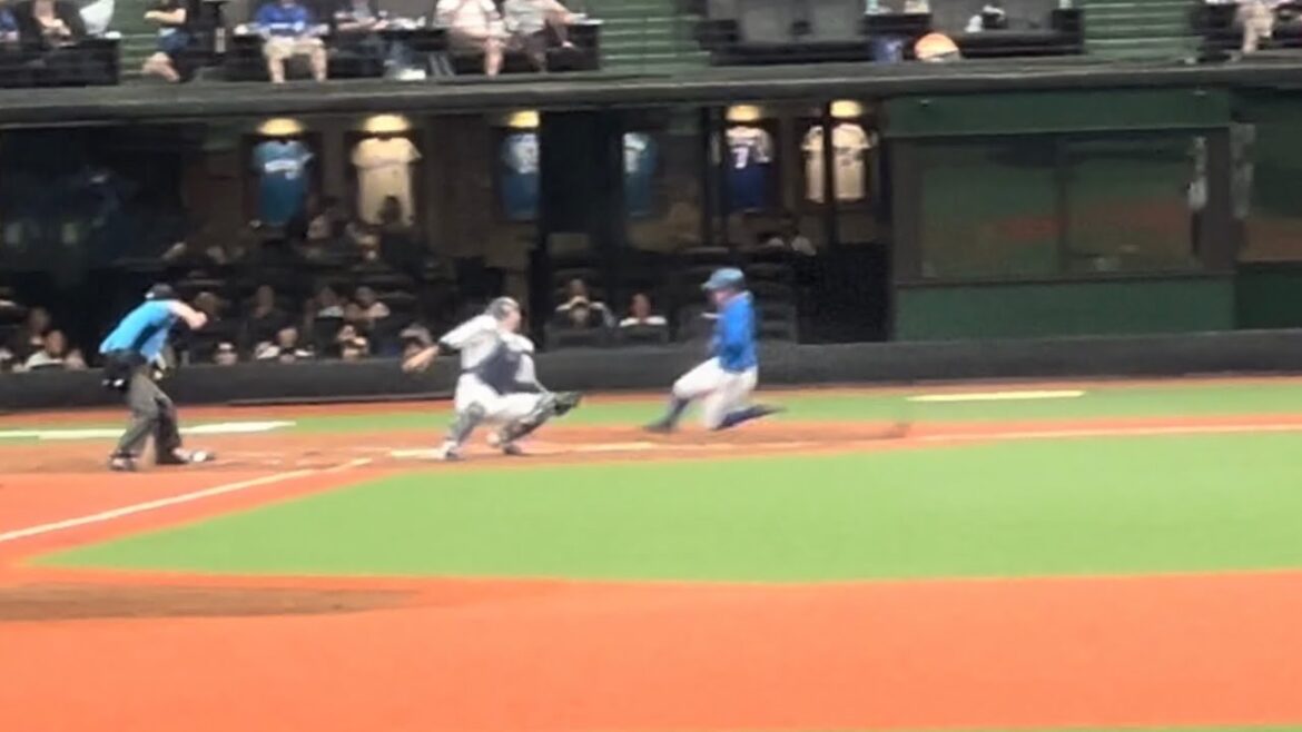 これぞ神の手！森敬斗選手、技ありホームイン！【横浜DeNAベイスターズ 2024/06/15】