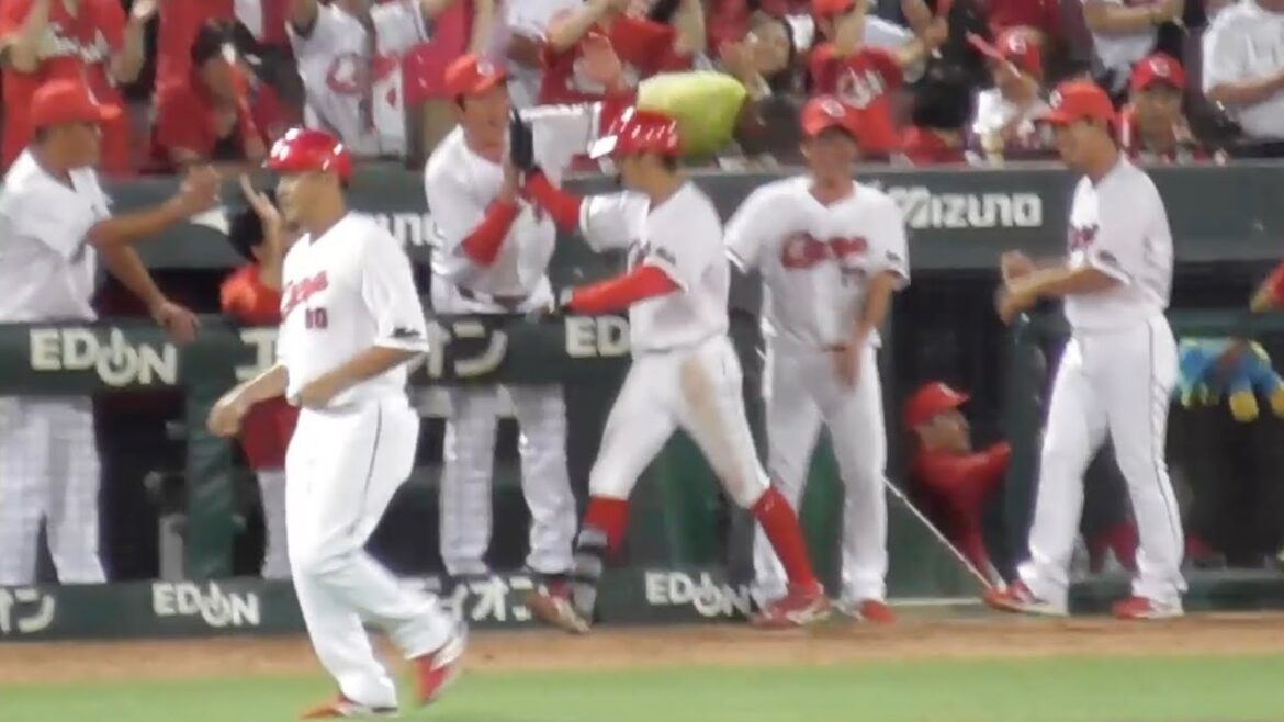 久しぶりにカープベンチもファンもお祭り騒ぎ！菊池&矢野アベック弾にファン総立ち！7回一挙5得点攻撃ハイライト(画像乱れます)！2024年8月31日