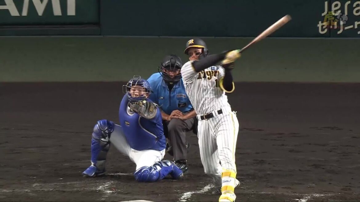 【すぐ同点】1回裏、#森下翔太 選手の右中間同点2点タイムリーツーベースヒット！【2024/9/4Ｔ－Ｄ】