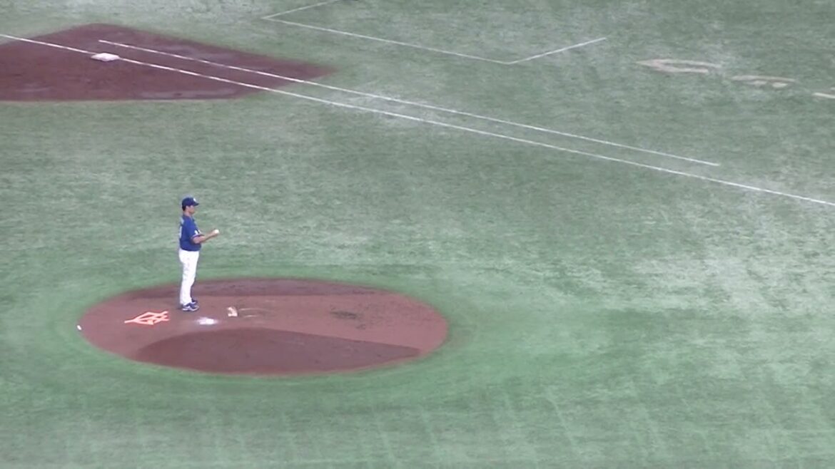 吉川尚輝のレフトフライ 川越誠司の守備（2024年8月23日 読売ジャイアンツ 対 中日ドラゴンズ）