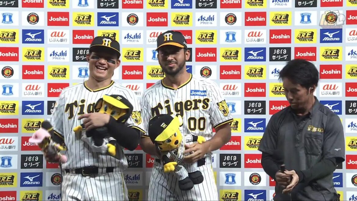 【#森下翔太 選手、#ゲラ 選手のヒーローインタビュー、#岡田彰布 監督インタビュー】9月5日(木) 阪神vs中日（甲子園）
