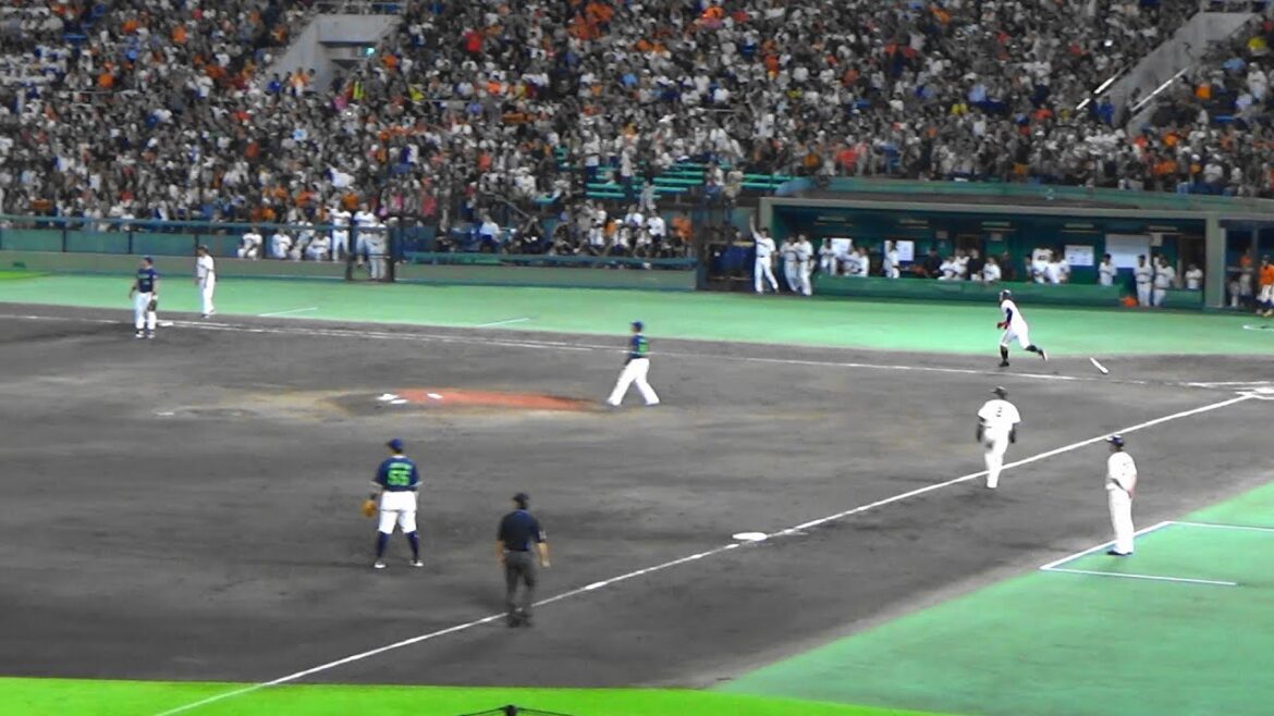 岡本和真 選手　決勝3ラン ホームラン‼の瞬間【感動】