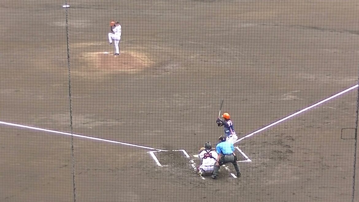 高山俊をピッチャーゴロに打ち取る赤星優志【読売ジャイアンツ対 オイシックス2024年7月9日】