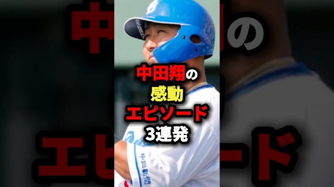中田翔の感動エピソード3連発 #野球