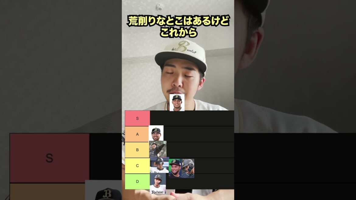 オリックス助っ人野手ティアリスト　#プロ野球 #オリックスバファローズ ファローズ