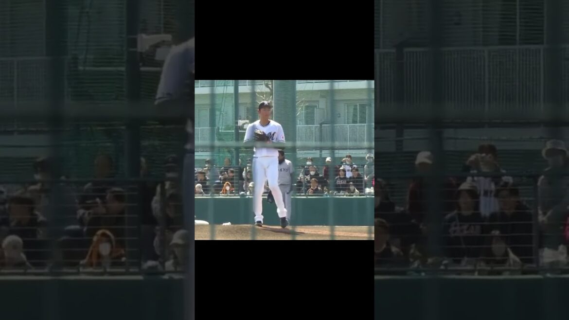 マリーンズ 古谷拓郎のピッチングフォーム［千葉ロッテマリーンズ2軍 対 読売ジャイアンツ3軍 2024年3月14日］ #プロ野球