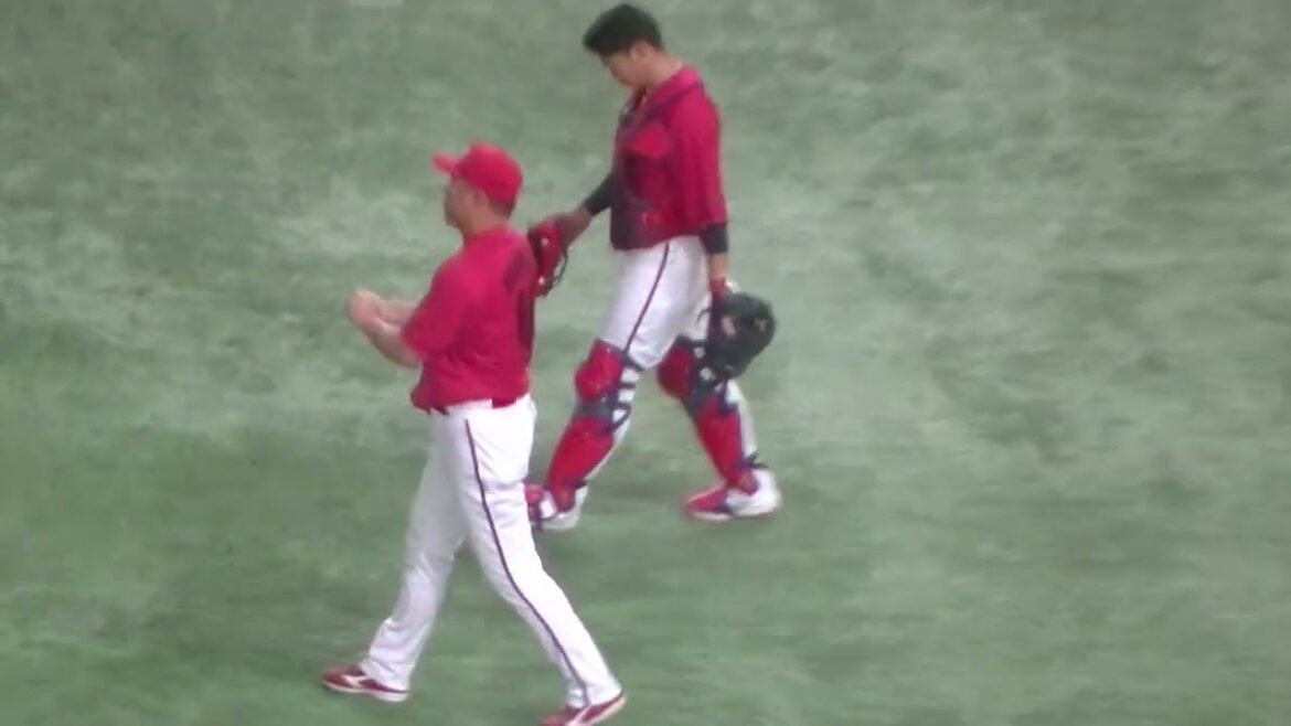 代打 立岡宗一郎のところでピッチャー島内颯太郎【読売ジャイアンツ対 広島東洋カープ  2024年8月22日】