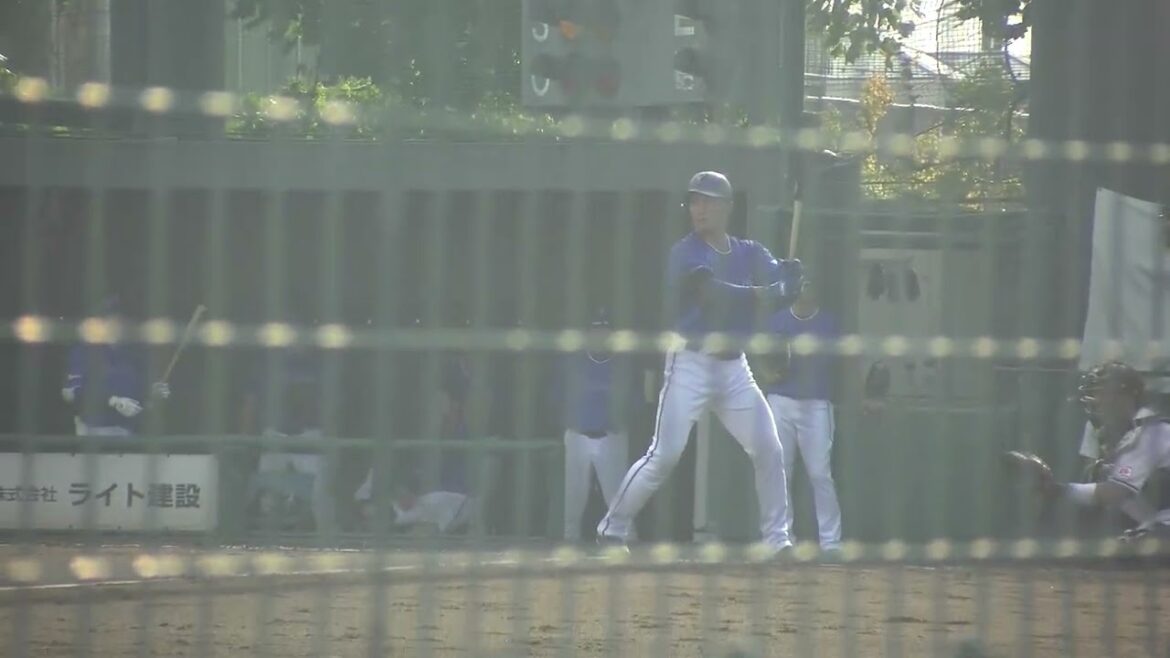 横浜DeNAベイスターズ 小深田大地選手 代打 第1打席 見逃し三振 VS 千葉ロッテマリーンズ 2024/9/6 ロッテ浦和球場