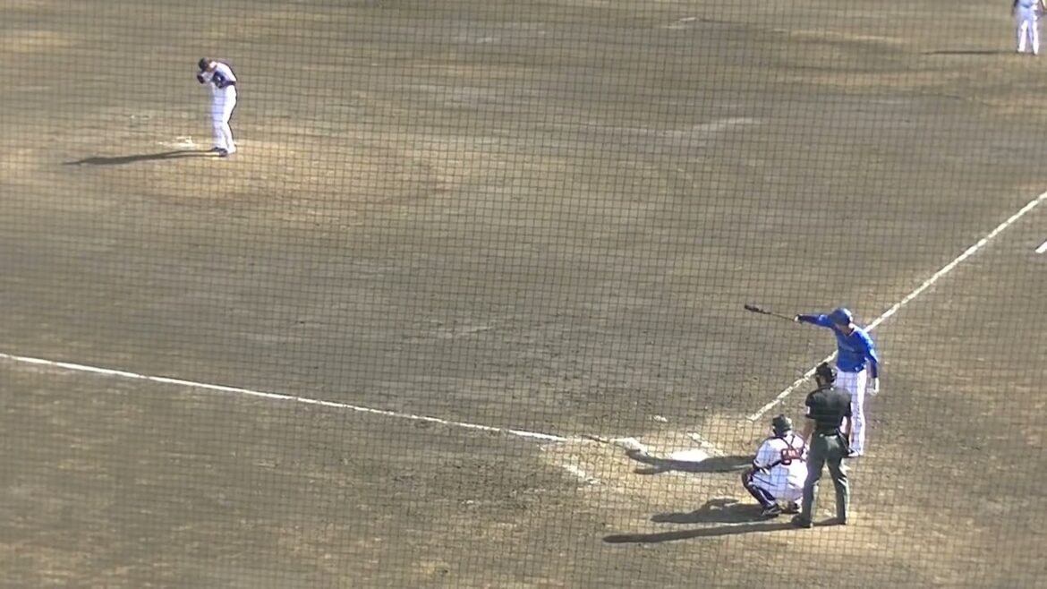 DeNA梶原昴希を三振にとる巨人 馬場皐輔（2024年5月10日 読売ジャイアンツ対 横浜DeNAベイスターズ）