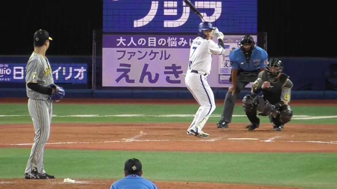 2024年8月27日 横浜DeNAー 阪神・ 8回裏 佐野 恵太 選手の第5打席