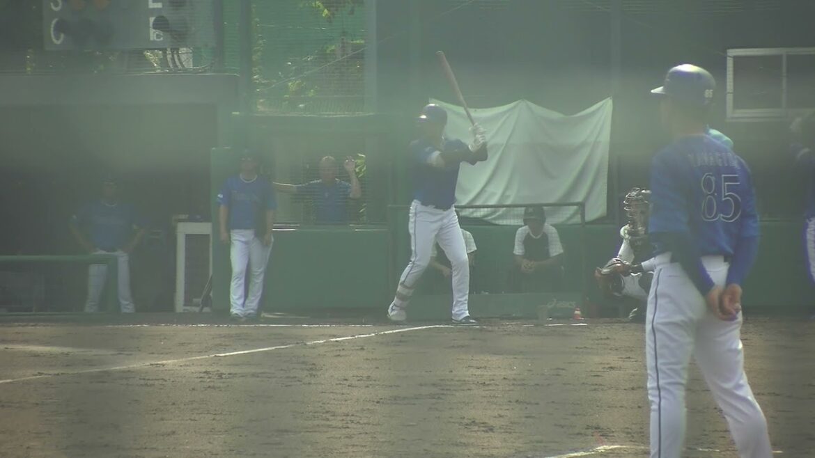 横浜DeNAベイスターズ 神里和毅選手 第2打席 レフトフライ VS 千葉ロッテマリーンズ 2024/9/6 ロッテ浦和球場