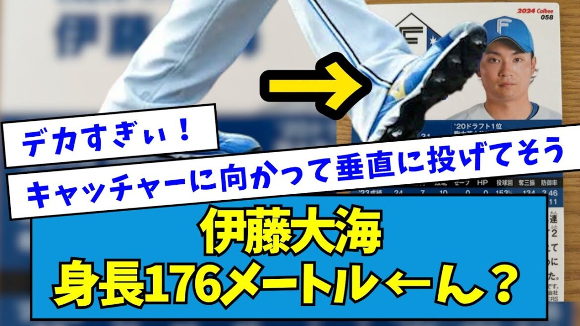 【巨大海】伊藤大海、身長176メートル ← ん？【なんJ反応】