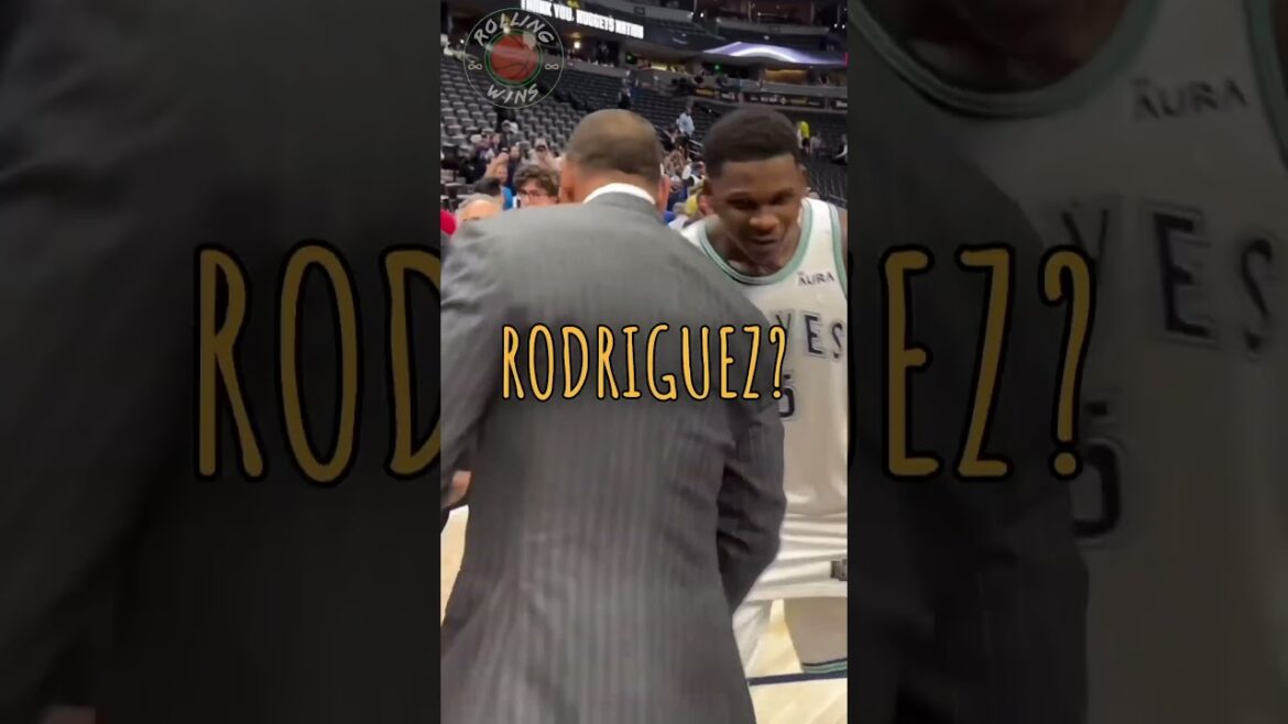 Anthony Edwards had NO IDEA who A Rod was.