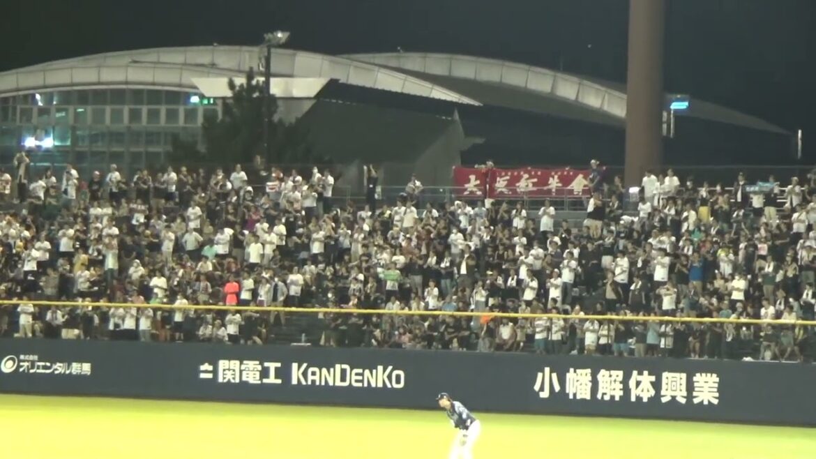 オリックス・バファローズ チャンステーマ ジャンプ 上毛新聞敷島球場