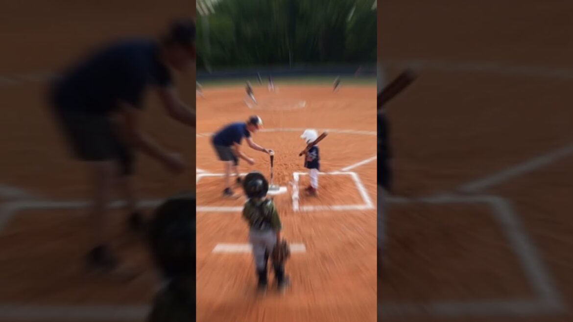 First game of the season, Ryder loves playing 1st #backyardbaseball #baseballbatting #allstar