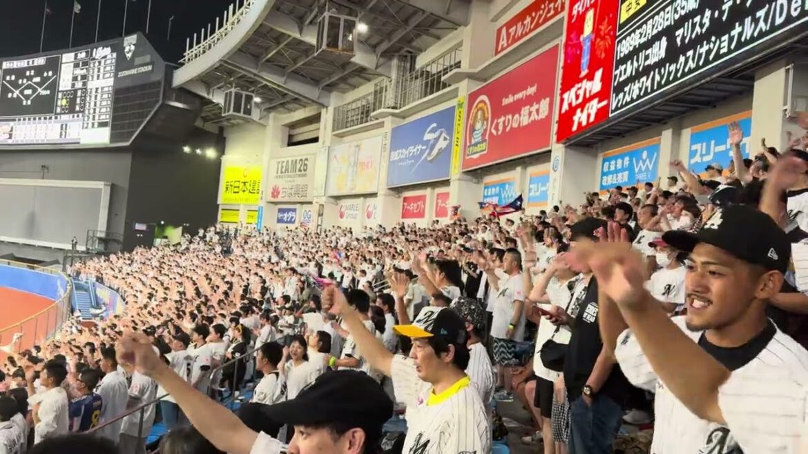 ネフタリ・ソト応援歌→ヒット  2024/9/5  ロッテ vs 楽天 #chibalotte