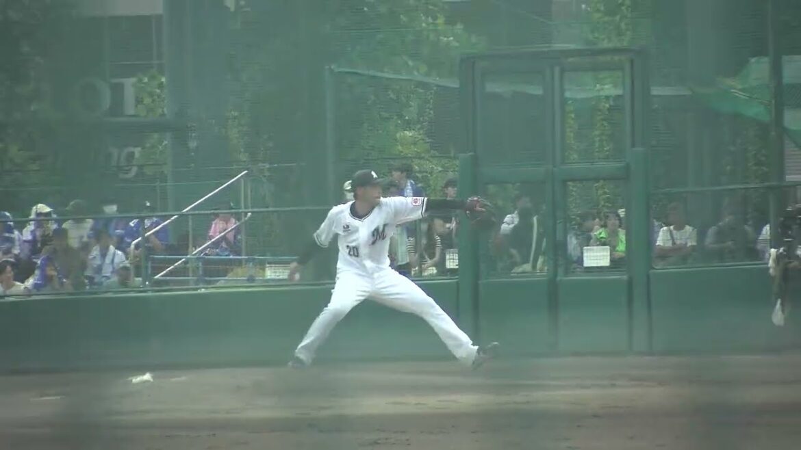 千葉ロッテマリーンズ 東條大樹投手 投球練習 2024/9/6 ロッテ浦和球場