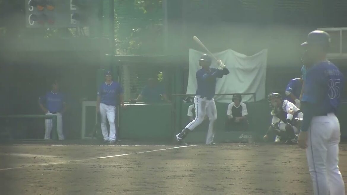 横浜DeNAベイスターズ 勝又温史選手 第2打席 サードフライ VS 千葉ロッテマリーンズ 2024/9/6 ロッテ浦和球場