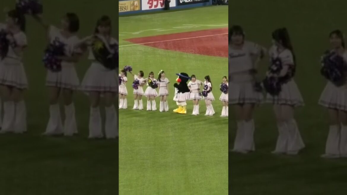 つばみ、passionと踊り出す #東京ヤクルトスワローズ #shorts