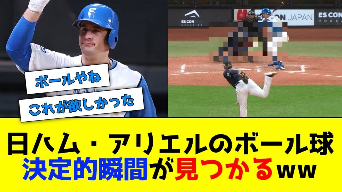 日ハム・マルティネスの疑惑のストライクゾーン、決定的瞬間が見つかる