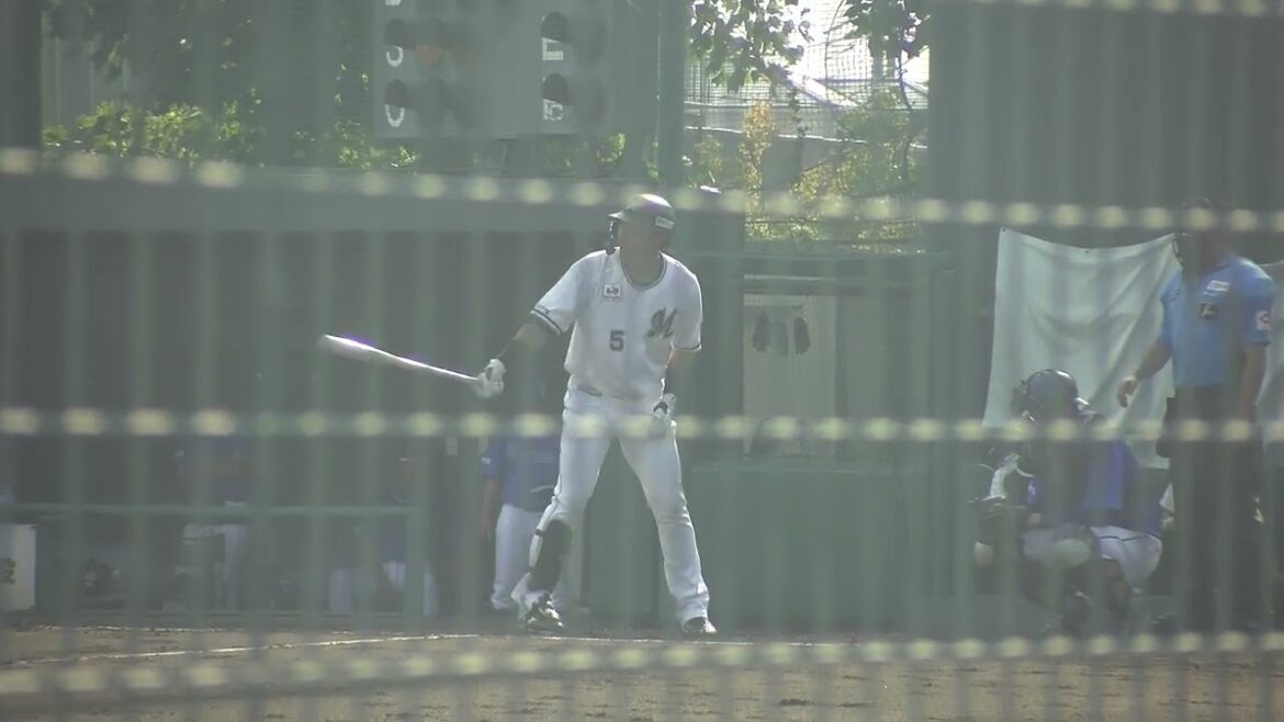 千葉ロッテマリーンズ 安田尚憲選手 第3打席 ファーストゴロ VS 横浜DeNAベイスターズ 2024/9/6 ロッテ浦和球場