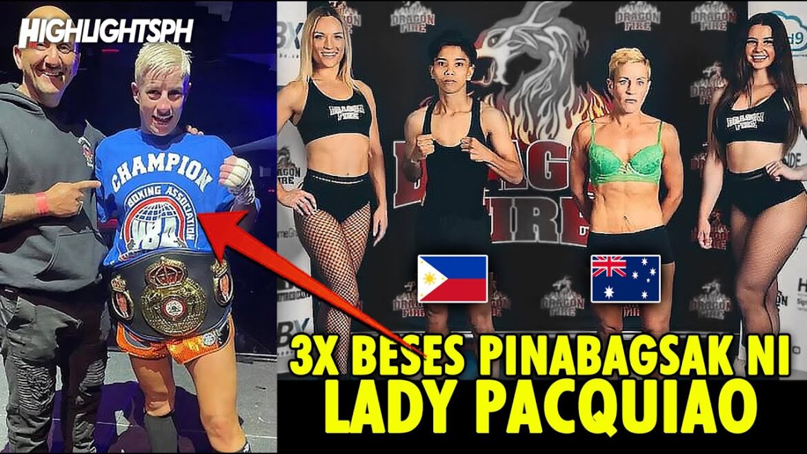 SEPT. 9, 2024: ROUND 1 LANG ANG KALABAN | TATLONG BESES PINABAGSAK NG “LADY PACQUIAO” SEPT. 9, 2024: ROUND 1 LANG ANG KALABAN | TATLONG BESES PINABAGSAK NG "LADY PACQUIAO"