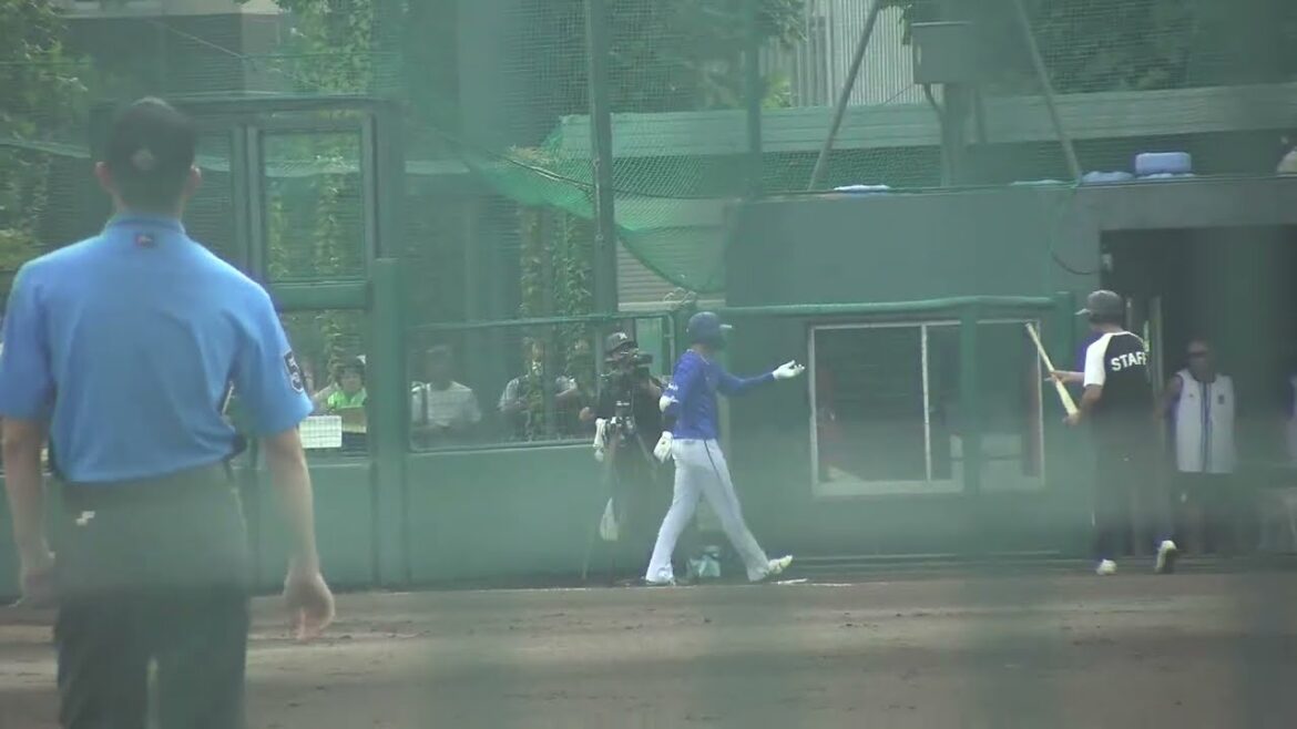 横浜DeNAベイスターズ 楠本泰史選手 第2打席 セカンドゴロ VS 千葉ロッテマリーンズ 2024/9/6 ロッテ浦和球場