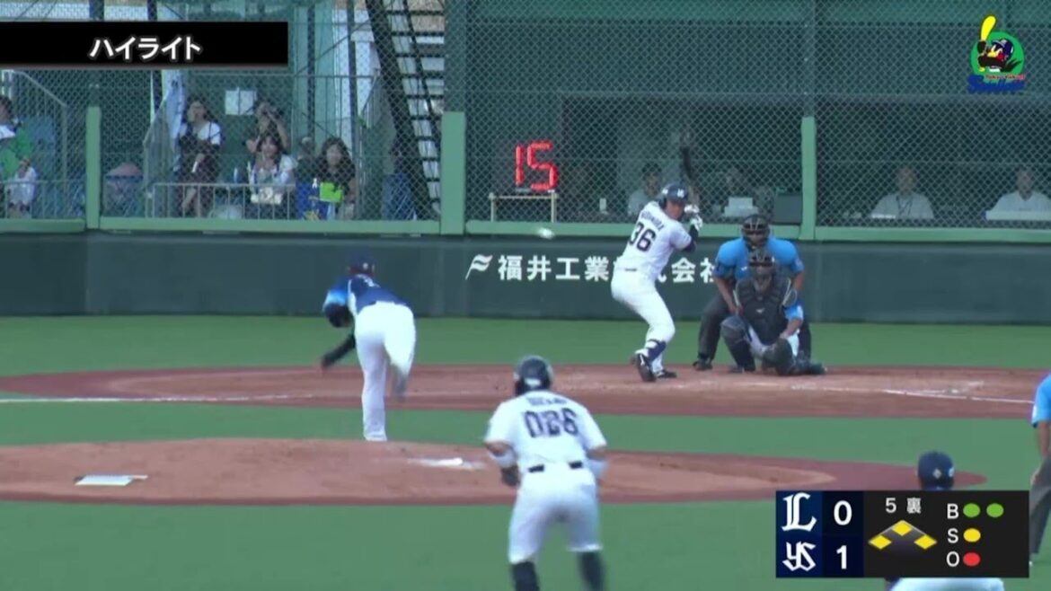 【ファームハイライト】中川拓真選手がタイムリー、西村瑠伊斗選手、丸山和郁選手が犠牲フライを放つ｜9月10日 東京ヤクルトスワローズvs埼玉西武ライオンズ（戸田球場）