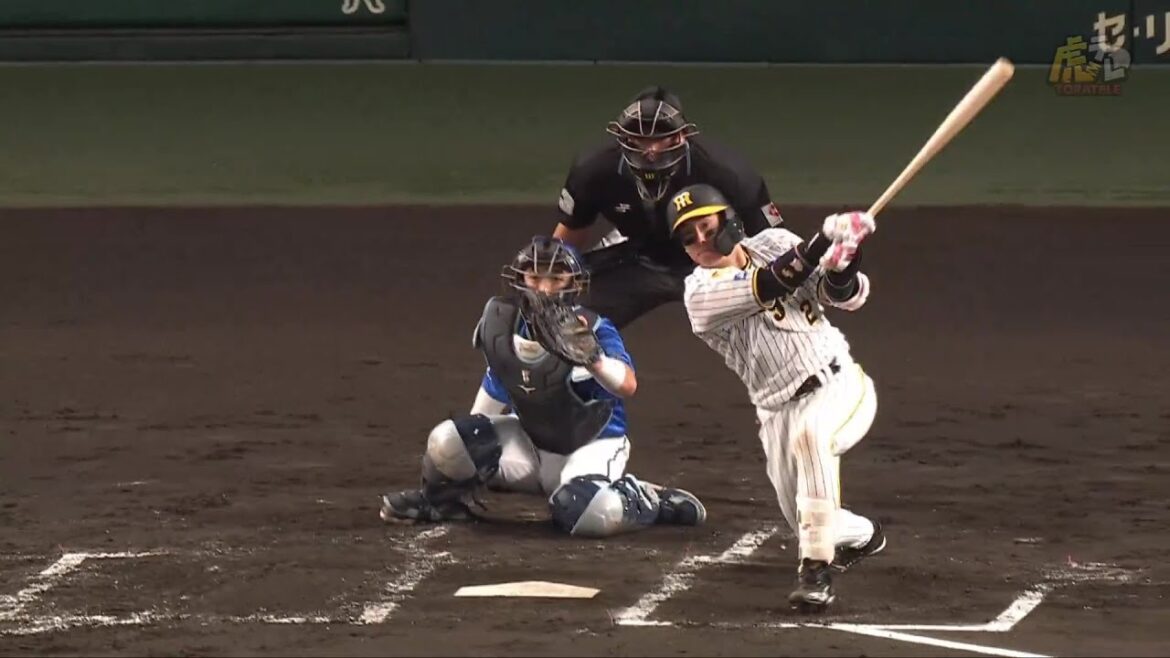 【重要な先制点】2回裏、 #梅野隆太郎 選手が左中間タイムリーツーベースヒット！【2024/9/10Ｔ－ＤB】