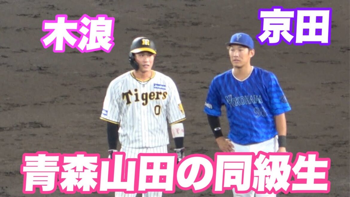 【青森山田時代 三遊間を組んでた木浪 京田がリクエスト中仲良く話す！】阪神対横浜