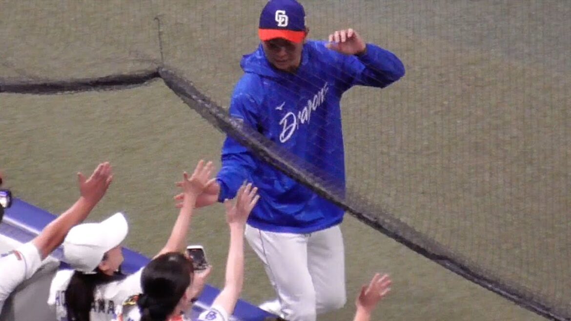 今日のヒーロー髙橋宏斗と川越誠司がファンの声援に応えてドーム一周　中日ドラゴンズVS東京ヤクルトスワローズ　2024/09/10