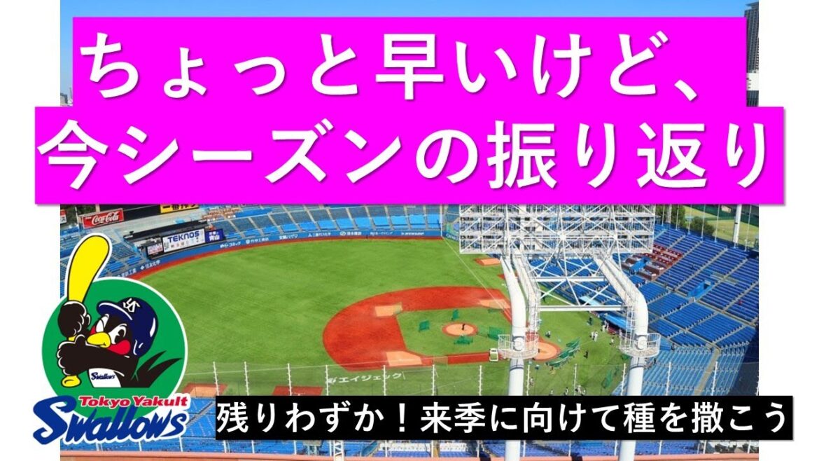 ちょっと早いけど、東京ヤクルトスワローズの今シーズンを振り返り！