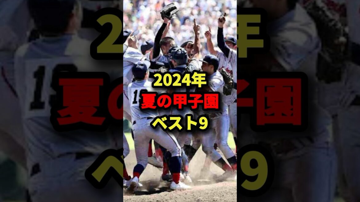 2024年夏の甲子園ベスト9 #野球