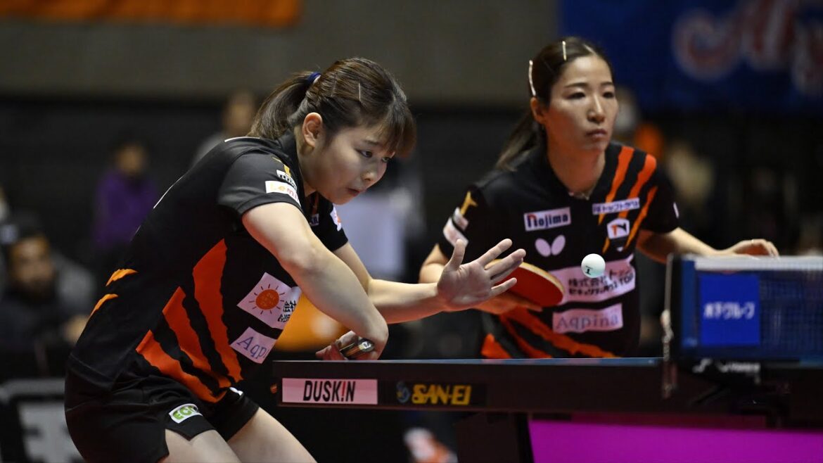 チャンルイ 長﨑美柚 vs木村香純 南波侑里香 TBESTGAME木下アビエル神奈川vsトップおとめピンポンズ名古屋ノジマTリーグ2023-2024 11/12大和スポーツセンター【卓球Tリーグ公式】