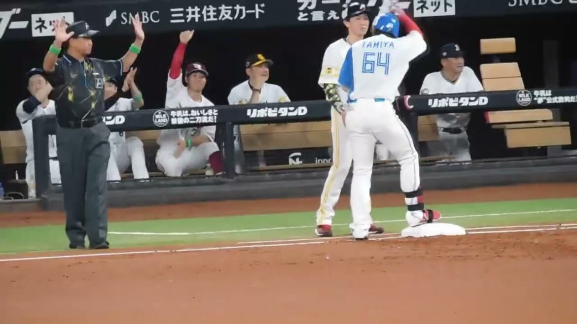 【新応援歌に応えた】田宮 才木からヒットを放ち満塁のチャンスを作る