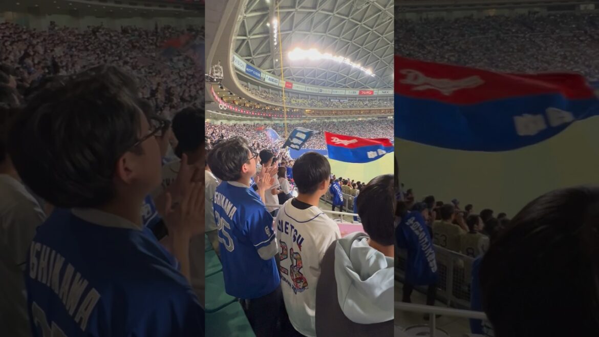 燃えよ🔥ドラゴンズ！ 2024.4.4 ナゴド開幕・読売戦　#梅津 #トミージョン #復活