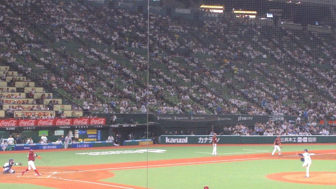 楽天 渡邊佳明 タイムリーヒット　西武 vs 楽天　2024年9月12日(木) ベルーナドーム