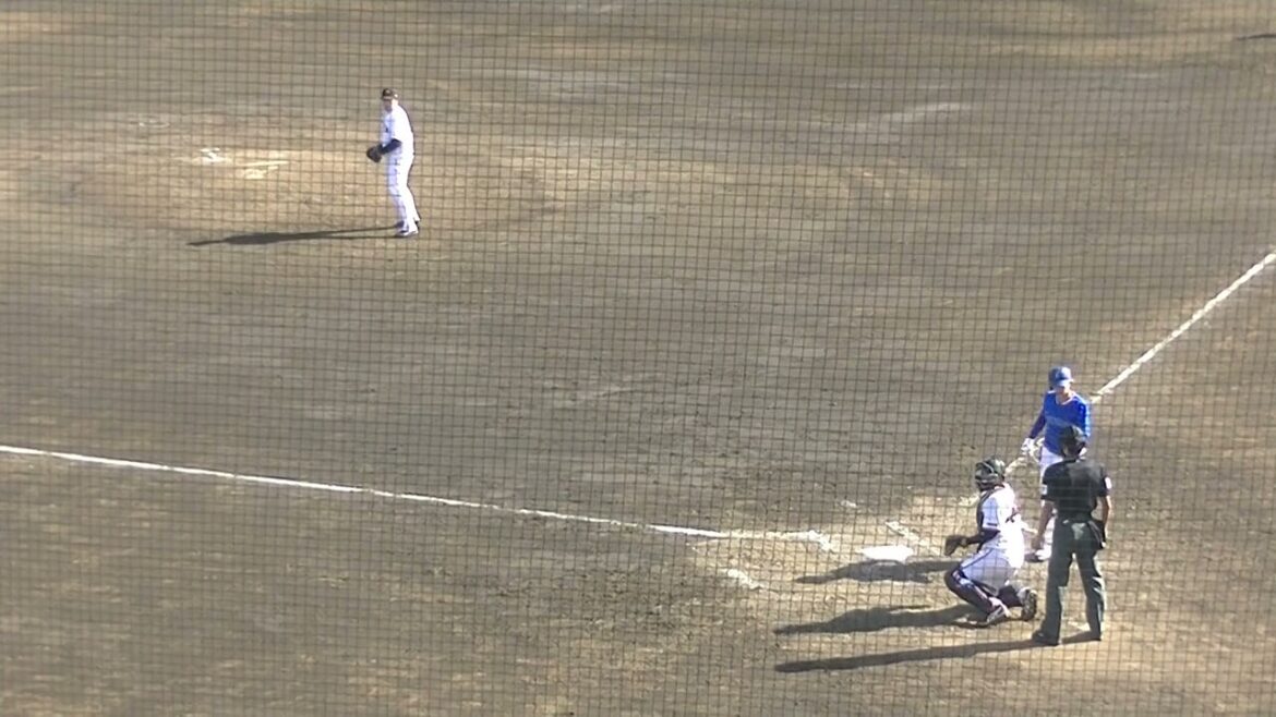 DeNA村川凪を見逃し三振にとる巨人 馬場皐輔（2024年5月10日 読売ジャイアンツ対 横浜DeNAベイスターズ）