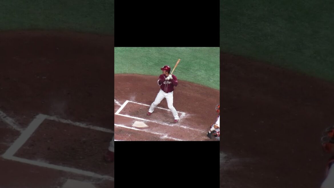 【イーグルス】島内宏明バッティングフォーム  東京ドーム2024年3月22日 読売ジャイアンツ対 楽天ゴールデンイーグルス #プロ野球 #野球 #baseball #スイング #打撃