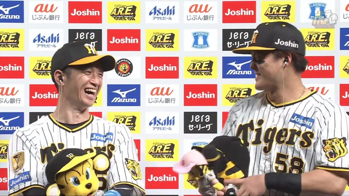 【#近本光司 選手、#前川右京 選手のヒーローインタビュー、#岡田彰布 監督インタビュー】 9月13日(金) 阪神vs広島（甲子園）