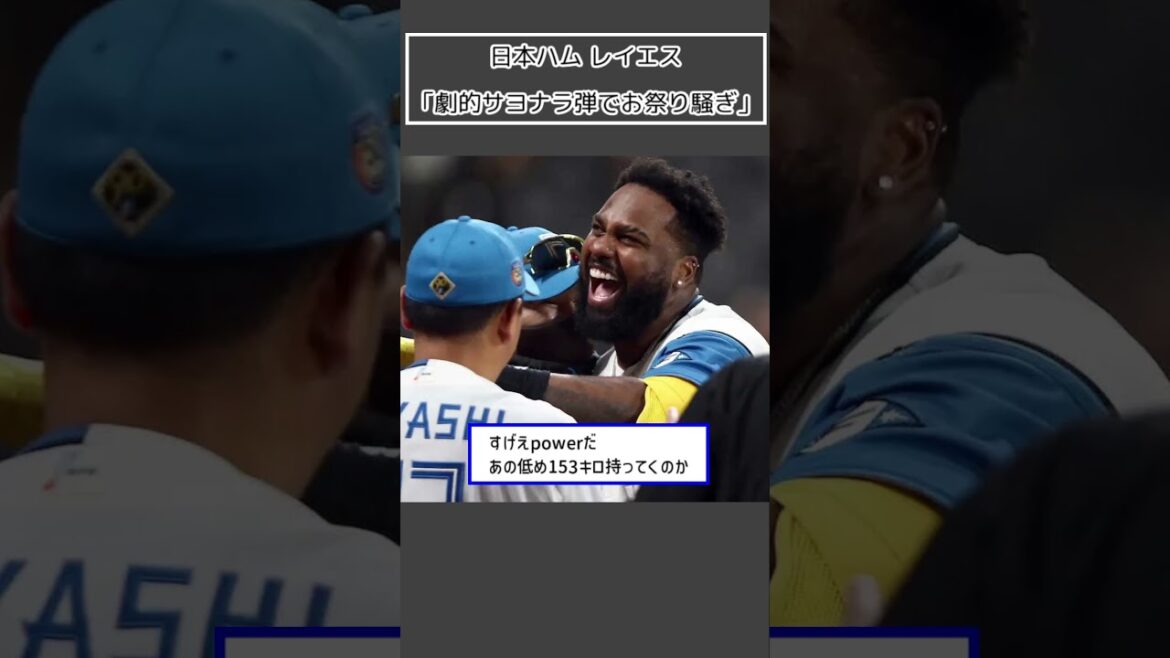 【日本ハム レイエス】「劇的サヨナラ弾でお祭り騒ぎ」＜プロ野球 2ch 5ch なんJ＞#Shorts