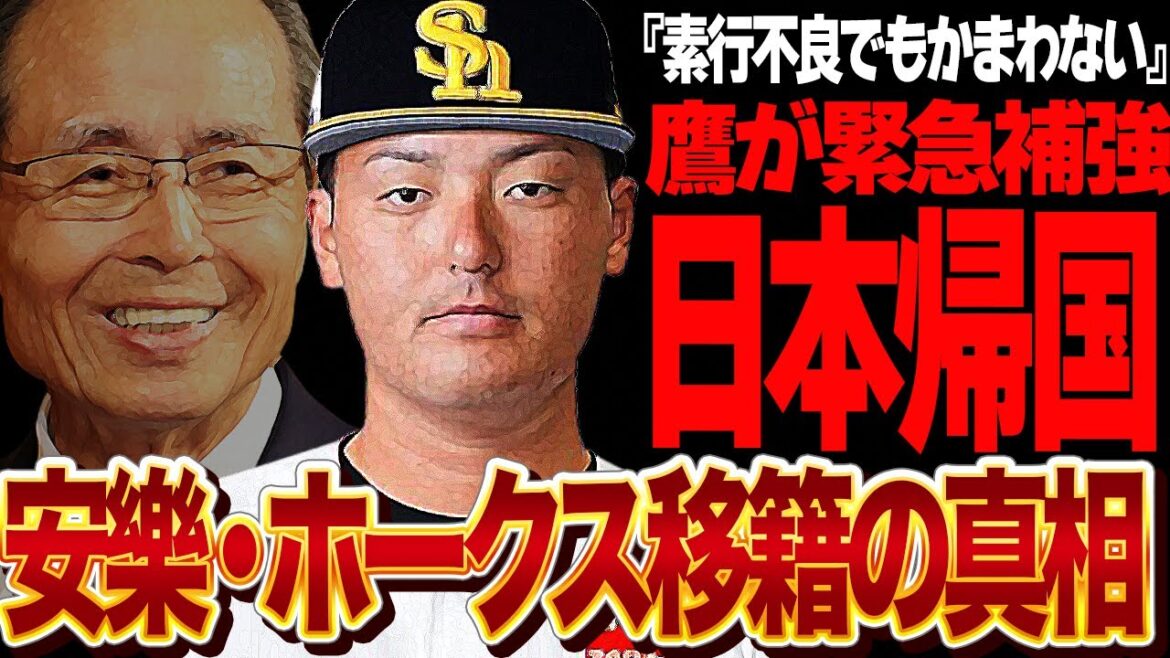 安樂智大がホークス移籍…日本帰国の真相に驚きを隠せない！！メキシコで胴上げ投手にまで上り詰め”英雄”と崇められている現在に衝撃！！投手不足のソフトバンクが来季補強する真相が…【プロ野球】