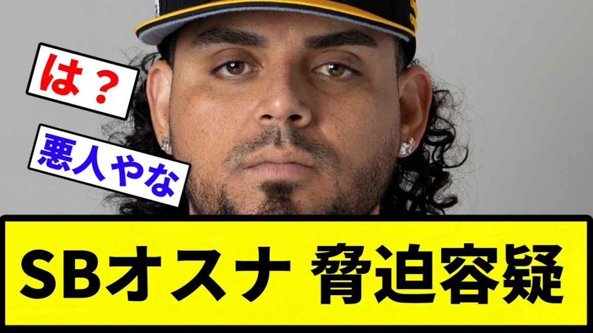 【なにやってんねん！】SBオスナ 脅迫容疑【反応集】【プロ野球反応集】