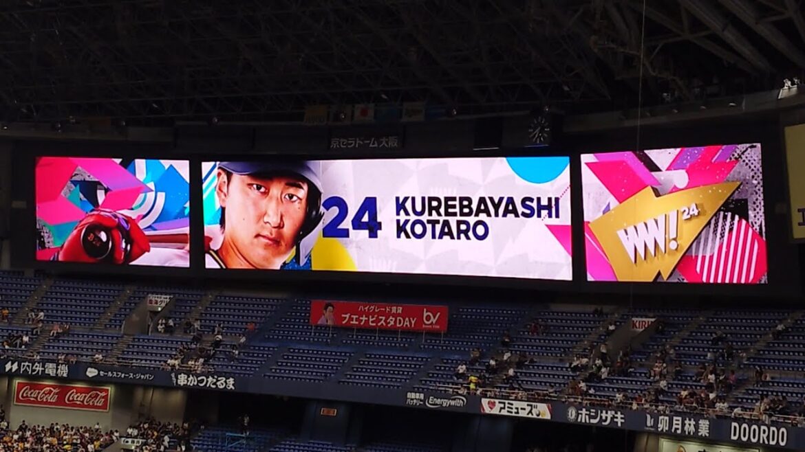 紅林弘太郎 選手 ｢KAZAKHSTAN  MOSKAU (めざせモスクワ)｣ 奇数打席 登場曲 オリックス･バファローズ 選手 ビジョン映像 PV 演出 @ 京セラドーム 2024