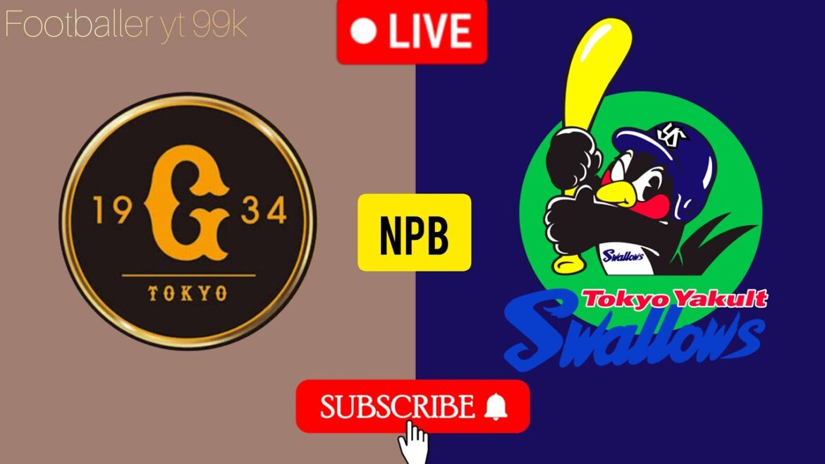 ヤクルトスワローズ vs 読売ジャイアンツ ライブ野球 | NPBライブマッチ2024