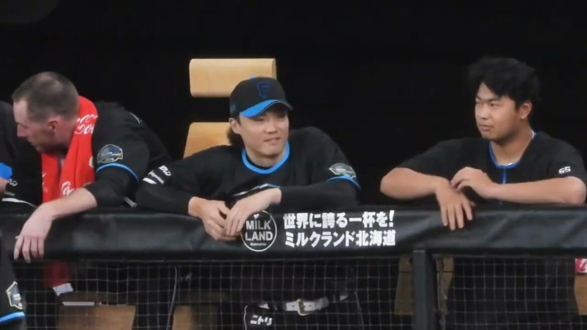 見守る山崎福也…9回裏のチャンスで淺間大基が登場するも…‼︎😵エスコンフィールド北海道日本ハムファイターズ