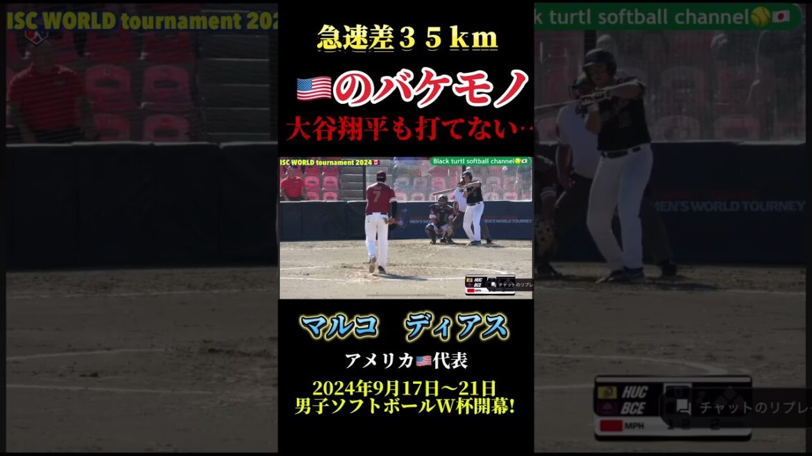 【日本と戦うバケモノピッチャー！アメリカ🇺🇸代表　マルコ　ディアス】 #ソフトボール #野球 #softball #甲子園 #好プレー集#日本代表 #可愛い #美女 #ワールドカップ #アメリカ